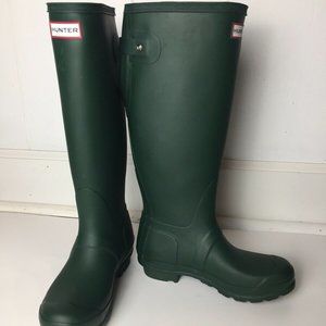 Hunter Original Tall Green Olive Women's Boot 5